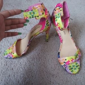 Multi color shoes size 7